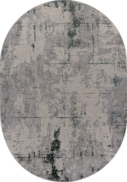 Ковер Liman F169 CREAM-DARK GREEN ОВАЛ 280x380