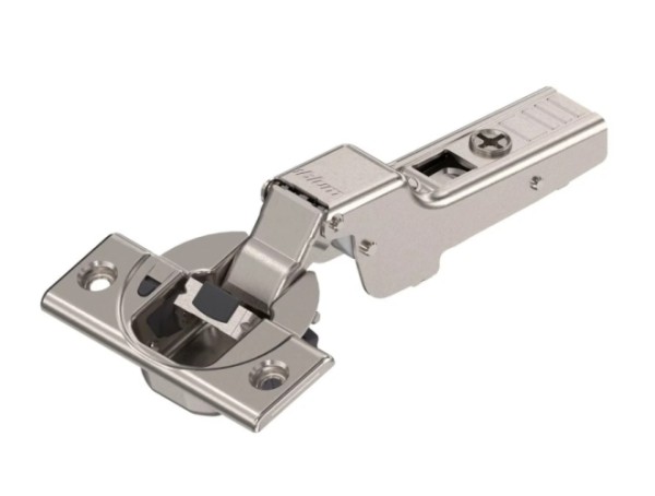 Петля CLIP top BLUMOTION полунакладная 110° 71B3650, отделка Никель