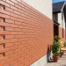Фасадные панели Grand Line, Клинкерный кирпич Дизайн, Терракотовый, шов RAL 7006