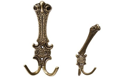 Крючок 11.405.A20, материал Замак, отделка Бронза, 82x180x95 мм