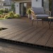 Террасная доска GardenParkett 3D с мелким вельветом в цвете Венге.