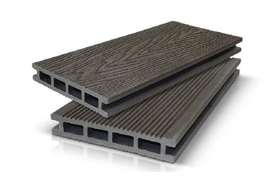 Террасная доска GardenParkett 3D с мелким вельветом в цвете Венге.