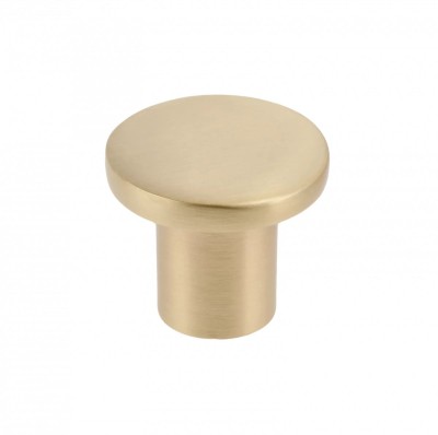 Ручка кнопка Gamet GZ-SPOT-1-18, материал Замак, отделка Золото, 21*d=24 мм