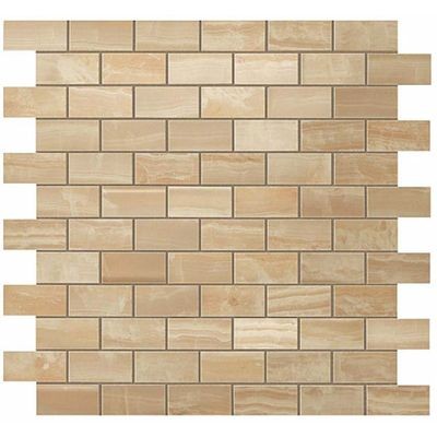 Мозаика Atlas Concorde (Атлас Конкорд) Supernova Onyx Royal Gold Brick Mosaic 30,5x30,5 см (600110000204)