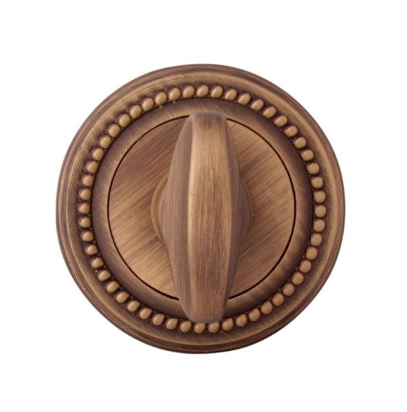 Дополнительные розетки для сантехнического замка WC 50 L MAB, материал Латунь, отделка Бронза, d=50 мм