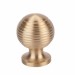 Ручка кнопка mod. 0042 D30 H44mm SB, материал Латунь, отделка Латунь, 44*d=30 мм