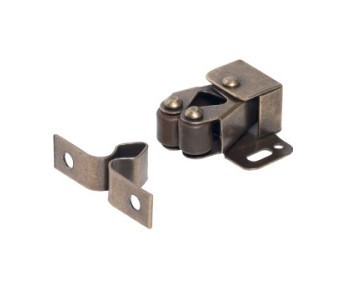 Защелка роликовая MSL.01.RC.00.AB, материал Сталь, отделка Бронза, 32*28*12 мм