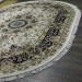 Ковер Shahreza d206 cream-navy овал