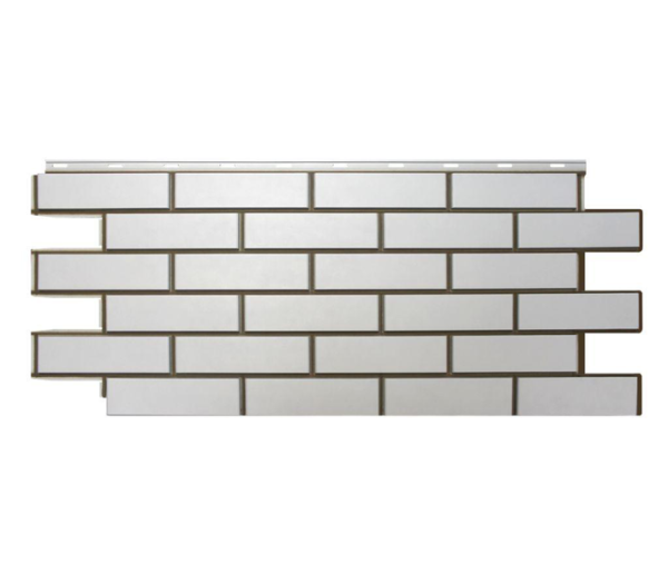 Фасадная панель Nordside, Белый Гладкий Кирпич