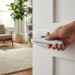 Дверная ручка на квадратной розетке 293 ALILA CP (FIXA), материал Замак, отделка Хром, 145*50*50 мм