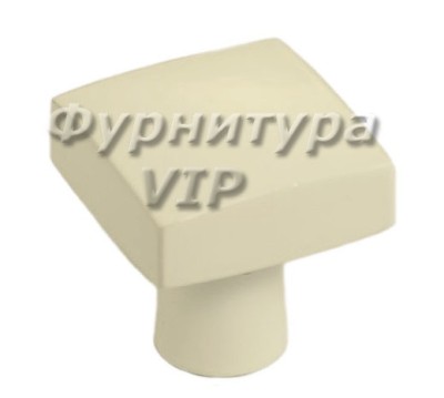 Ручка кнопка 920-35 WTM, материал Латунь, цвет Белый, отделка Белый, 35*35*36,5 мм