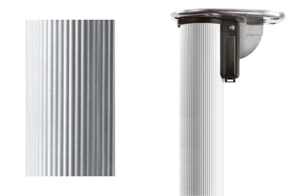 Нога для стола складная (1 шт.) 656.70.A0.C1.RN, материал Алюминий, отделка Алюминий, H=700-730 мм; d=50 мм