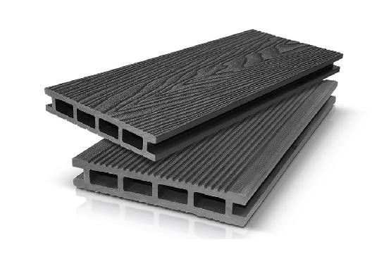 Террасная доска 3D GardenParkett с мелким вельветом в цвете Графит
