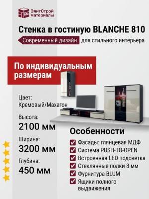 Стенка в гостиную BLANCHE 810