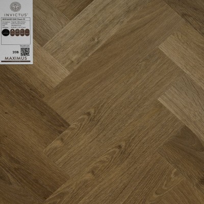 Кварцвиниловая плитка Invictus коллекция Maximus DryBack 33 Highland Oak Classic