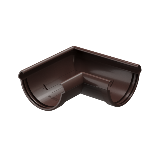 Угол желоба 90˚ Docke Lux, Шоколад