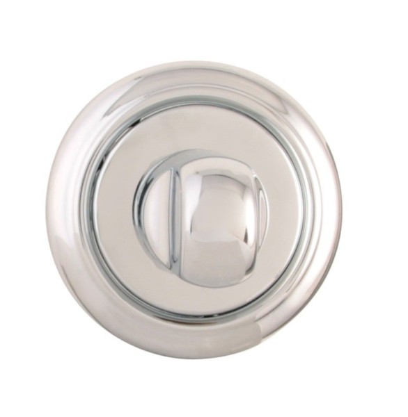 Дополнительные розетки для сантехнического замка WC 50 V CP, материал Латунь, отделка Хром, d=50 мм