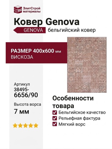 Ковер Genova 38495-6656/90 400x600