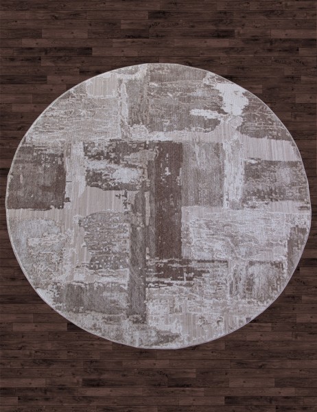 Ковер Armina 3710A brown круг