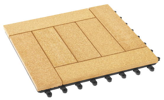 Модульный паркет ДПК GRINDERDECO Комфорт 6 Цвет Песчаник