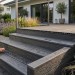 Ступень 3D GardenParkett с текстурой дерева в цвете графит