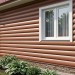 Виниловый сайдинг Альта-профиль, Блок-хаус Премиум, ВН-02 Красно-коричневый