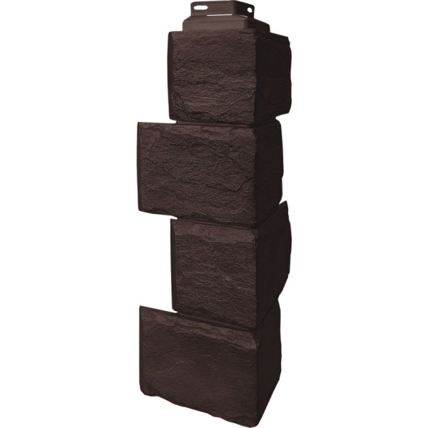 Наружный угол FineBer, Природный камень, Коричневый цвет