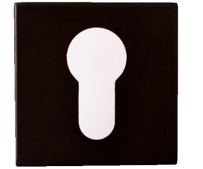 Дополнительные розетки для замка с английским ключом CYL 50K ГРАФИТ, материал Замак, цвет Черный, отделка Черный, 50*50 мм