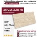 Rex Ceramiche Authentic luxe Gold Trav Silk 6mm 60x120 781139