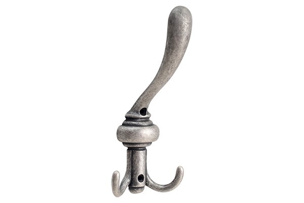 Крючок 11.444.A17, материал Замак, отделка Серебро, 190*80*77 мм