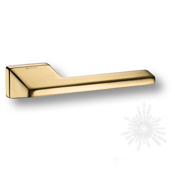Дверная ручка на прямоугольной розетке HA199RO15 GL LINEA D, материал Замак, отделка Золото