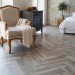 Виниловый пол Vinilam коллекция PARQUET Herringbone Эрмитаж паркет IS11122