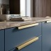 Ручка профиль Viefe WAY 0518736L29, материал Замак, отделка Золото