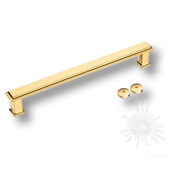 Ручка скоба 5104 300MP11, материал Замак, отделка Золото, 50*30*332 мм