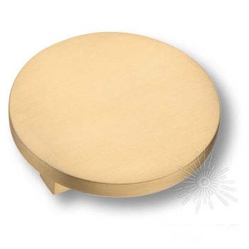 Ручка кнопка 7207 0060 GB-GB, материал Алюминий, отделка Латунь, 22*d=60 мм