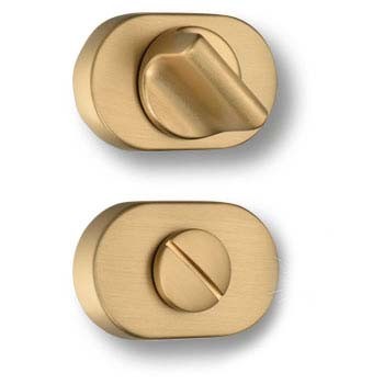 Дополнительные розетки для сантехнического замка RO16W6 GB ROSET, материал Замак, отделка Латунь, 57*37 мм