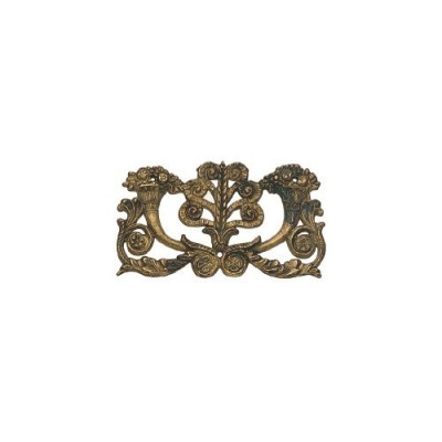 Накладка декоративная 50.806.02, материал Латунь, отделка Латунь, 96*55 мм