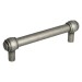 Ручка рейлинг Gamet RE23-0096-G0031, материал Замак, отделка Серебро, 117*18*33 мм