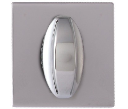 Дополнительные розетки для сантехнического замка WC 50K CP , материал Замак, отделка Хром, 50*50 мм