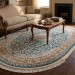 Ковер Farsi/Mashad 1200 G129 Blue овал 200x300