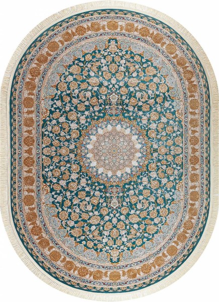 Ковер Farsi/Mashad 1200 G129 Blue овал