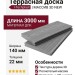 Террасная доска ДПК I-Techplast МАССИВ 3D NEW Серый