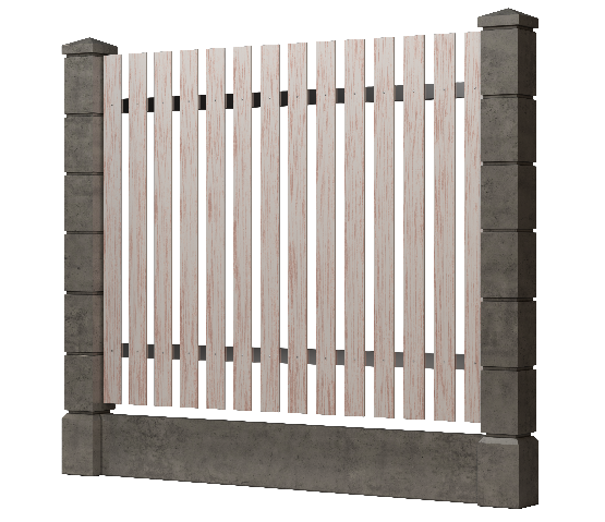 Заборная доска GRINDERDECO, ДПК, обработанная, светлый дуб.