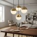 Светильник подвесной BALL P 10.30 BR + INTERA BASE