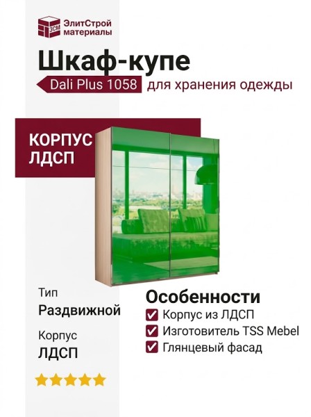 Шкаф-купе Dali Plus 1058