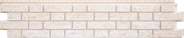 Фасадная панель Grand Line (Я Фасад), Цвет: Балтийский Кирпич, Оттенок: Слоновая кость.