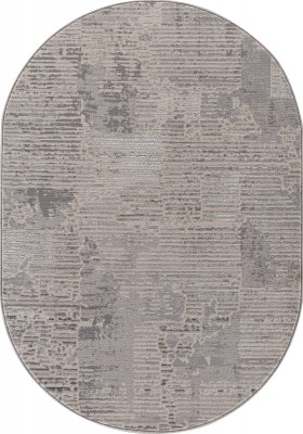 Ковер Liman F168 CREAM-GREY ОВАЛ 280x380