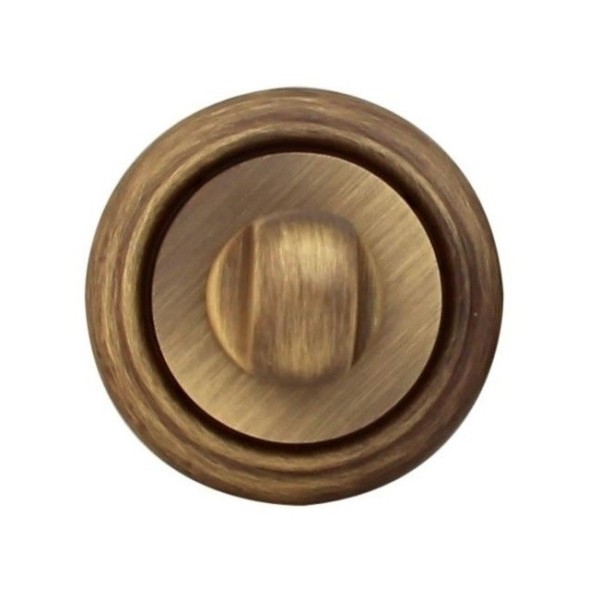 Дополнительные розетки для сантехнического замка WC 50 V MAB, материал Латунь, отделка Бронза, d=50 мм