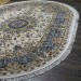 Ковер Shahreza d206 cream-blue овал