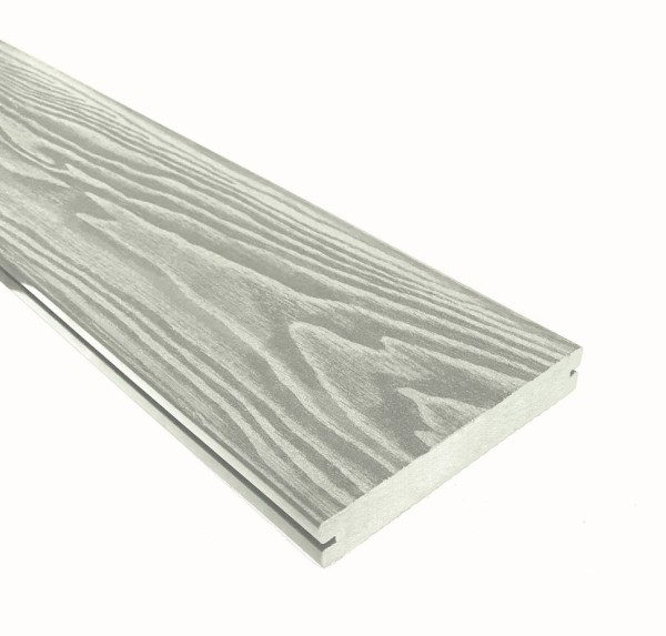 Террасная доска ДПК Terrapol Смарт 3D (полнотелая с пазом) Дуб беленый